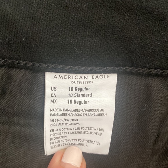 American Eagle Curvy High Rise Jegging Black size 10 - Picture 7 of 7
